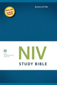 NIV Study Bible, Hardcover, Black Letter Edition - ISBN: 9780310443261