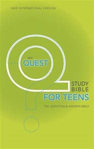 NIV, Quest Study Bible for Teens, Hardcover - ISBN: 9780310941767