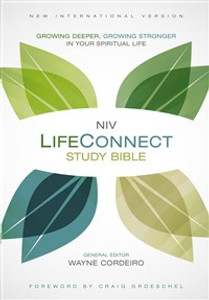 NIV, LifeConnect Study Bible, Hardcover, Red Letter Edition - ISBN: 9780310426400