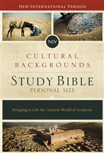 NIV, Cultural Backgrounds Study Bible, Personal Size, Hardcover, Red Letter Edition - ISBN: 9780310447849
