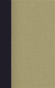 NIV, Thinline Bible, Large Print, Cloth over Board, Blue/Tan, Red Letter Edition - ISBN: 9780310448303