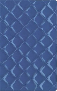 NIV, Quilted Collection Bible, Imitation Leather, Blue, Red Letter Edition - ISBN: 9780310443094