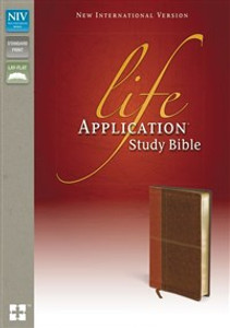 NIV, Life Application Study Bible, Imitation Leather, Tan/Brown - ISBN: 9780310434573