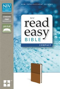 NIV, ReadEasy Bible, Compact, Imitation Leather, Tan, Red Letter Edition - ISBN: 9780310441700