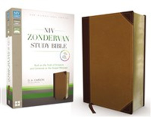 NIV Zondervan Study Bible, Imitation Leather, Tan/Brown - ISBN: 9780310429609