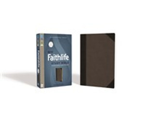 NIV, Faithlife Study Bible, Imitation Leather, Gray/Black, Indexed - ISBN: 9780310080596