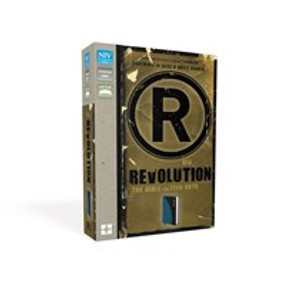 NIV, Revolution: The Bible for Teen Guys, Imitation Leather, Blue/Charcoal - ISBN: 9780310437819