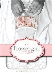 NIV, The Flower Girl Bible, Imitation Leather, White - ISBN: 9780310719281