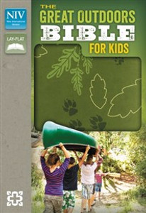 NIV, The Great Outdoors Bible for Kids, Imitation Leather, Green, Red Letter - ISBN: 9780310726470
