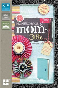NIV, Homeschool Mom's Bible, Compact, Imitation Leather, Blue - ISBN: 9780310429425