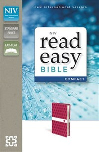 NIV, ReadEasy Bible, Compact, Imitation Leather, Pink, Red Letter Edition - ISBN: 9780310423027