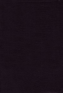 KJV, Amplified, Parallel Bible, Large Print, Bonded Leather, Black, Red Letter Edition - ISBN: 9780310443353