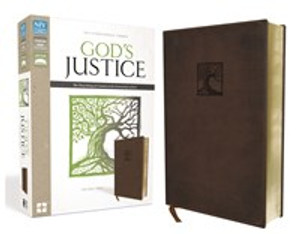 NIV, God's Justice Bible, Imitation Leather, Brown - ISBN: 9780310437192