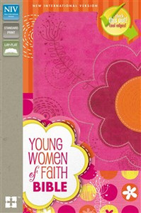 NIV, Young Women of Faith Bible, Imitation Leather, Pink/Multicolor - ISBN: 9780310731016