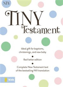 NIV, Tiny Testament Bible: New Testament, Imitation Leather, Blue - ISBN: 9780310730279