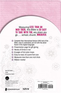 NIV, Bible for Kids, Imitation Leather, Pink, Red Letter - ISBN: 9780310726227