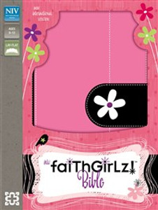 NIV, Faithgirlz! Bible: Revised Edition, Imitation Leather, Pink/Black - ISBN: 9780310722380