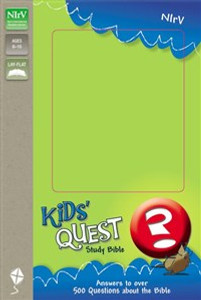 NIrV, Kids' Quest Study Bible, Imitation Leather, Pink/Blue - ISBN: 9780310728849