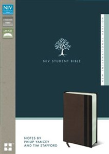 NIV, Student Bible, Imitation Leather, Brown - ISBN: 9780310437277