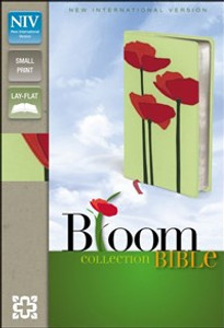 NIV, Bloom Collection Bible, Compact, Imitation Leather, Green/Red, Red Letter Edition - ISBN: 9780310441441