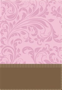 NIV, Cultural Backgrounds Study Bible, Personal Size, Imitation Leather, Pink/Brown, Red Letter Edition - ISBN: 9780310447856