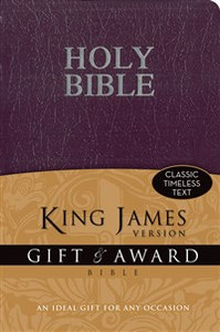 KJV, Gift and Award Bible, Imitation Leather, Purple, Red Letter Edition - ISBN: 9780310949145