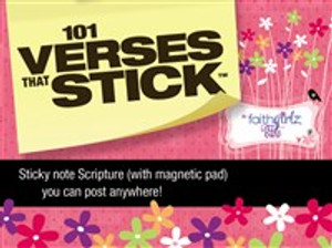 101 Verses that Stick for Girls based on the NIV Faithgirlz! Bible, Revised Edition - ISBN: 9780310729006