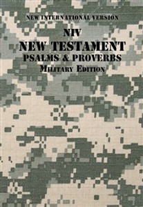 NIV, New Testament with Psalms and   Proverbs, Military Edition, Paperback, Digi Camo - ISBN: 9781563206696