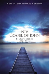 NIV, Gospel of John, Reader's Edition, Large Print, Paperback - ISBN: 9780310446026