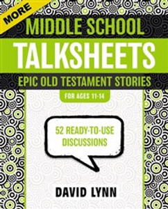 More Middle School TalkSheets, Epic Old Testament Stories - ISBN: 9780310889328