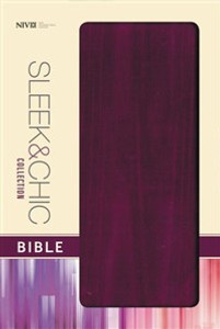 NIV, Sleek and Chic Collection Bible, Fabric Softcover, Purple Fabric, Red Letter Edition - ISBN: 9780310431992