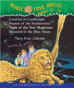 Magic Tree House: Books 33-36: #33 Carnival at Candlelight; #34 Season of the Sandstorms; #35 Night of the New Magicians; #36 Blizzard of the Blue Moon (AudioBook) (CD) - ISBN: 9780739362747