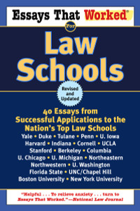 Essays That Worked for Law Schools (Revised): 40 Essays from Successful Applications to the Nation's Top Law Schools - ISBN: 9780345450425