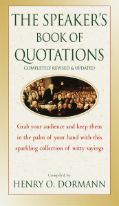 The Speaker's Book of Quotations, Completely Revised and Updated:  - ISBN: 9780449005606