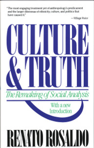 Culture & Truth: The Remaking of Social Analysis - ISBN: 9780807046234