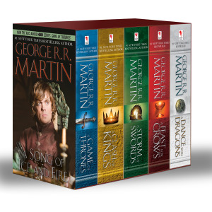 George R. R. Martin's A Game of Thrones 5-Book Boxed Set (Song of Ice and Fire series): A Game of Thrones, A Clash of Kings, A Storm of Swords, A Feast for Crows, and A Dance with Dragons - ISBN: 9780345535566