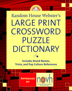 Random House Webster's Large Print Crossword Puzzle Dictionary:  - ISBN: 9780375722202