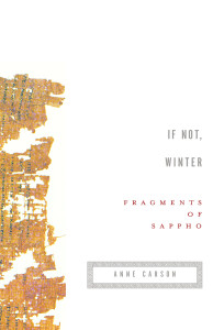 If Not, Winter: Fragments of Sappho - ISBN: 9780375724510