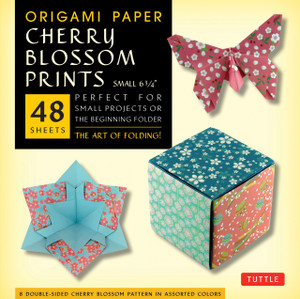Origami Paper Cherry Blossom Prints Small- 6 3/4" 48 sheets: Perfect for Small Projects or the Beginning Folder - ISBN: 9780804844857