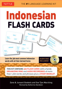 Indonesian Flash Cards: (Audio CD Included) - ISBN: 9780804843638