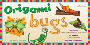Origami Bugs Kit: [Origami Kit with 2 Books, 96 Papers, 20 Projects] - ISBN: 9780804838061
