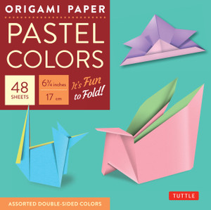 Origami Paper - Pastel Colors - 6 3/4" - 48 Sheets: (Tuttle Origami Paper) - ISBN: 9780804835466