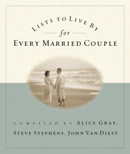 Lists to Live By for Every Married Couple:  - ISBN: 9781576739983