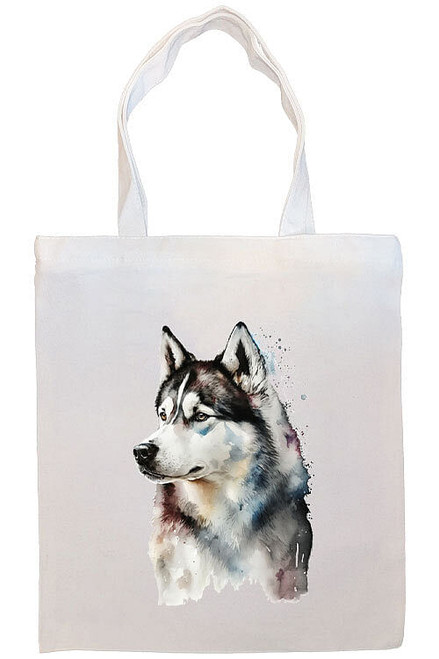 Siberian Husky Canvas Tote Bag Style2