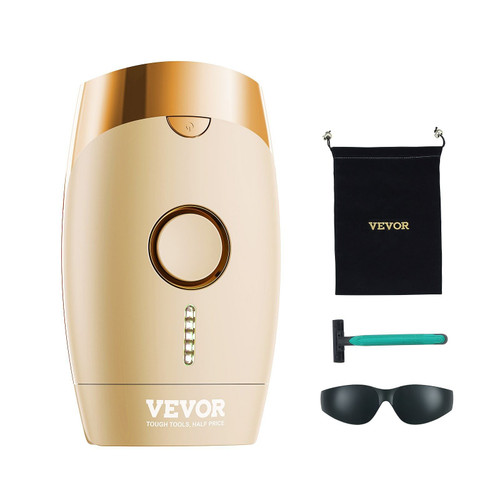 VEVOR IPL Hair Removal, Permanent Hair Removal for Women and Men, Auto/Manual Modes & 5 Adjustable 