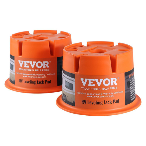 VEVOR Trailer Jack Block, 2000 lbs Capacity per RV Leveling Block, High-quality Polypropylene RV Ca