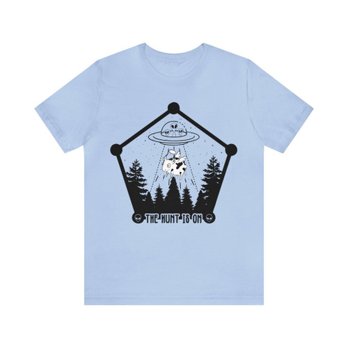 Baby Blue - XL - The Hunt is On Unisex Cotton T-Shirt