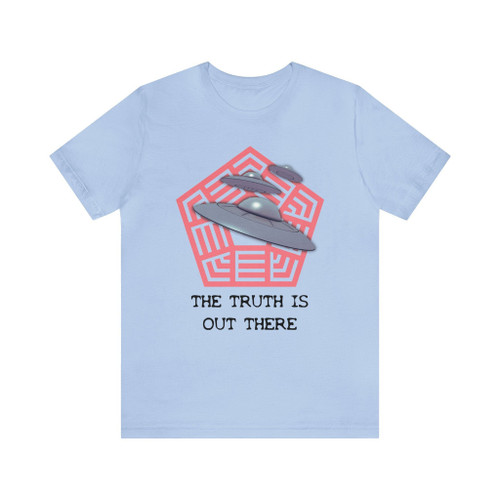 Baby Blue - S - The Truth Is Out There Unisex Cotton T-Shirt