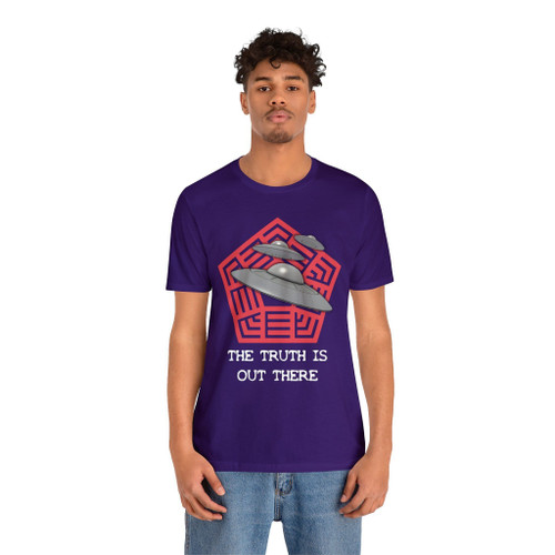 Purple - XL - The Truth Is Out There Unisex Cotton T-Shirt