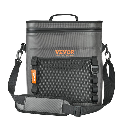 VEVOR Soft Cooler Bag, 30 Cans Soft Sided Cooler Bag Leakproof with Zipper, Waterproof Soft Cooler 